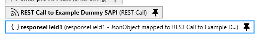 Select JSON response field name
