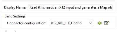 X12 Configuration selector