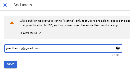 Gmail Add Users
