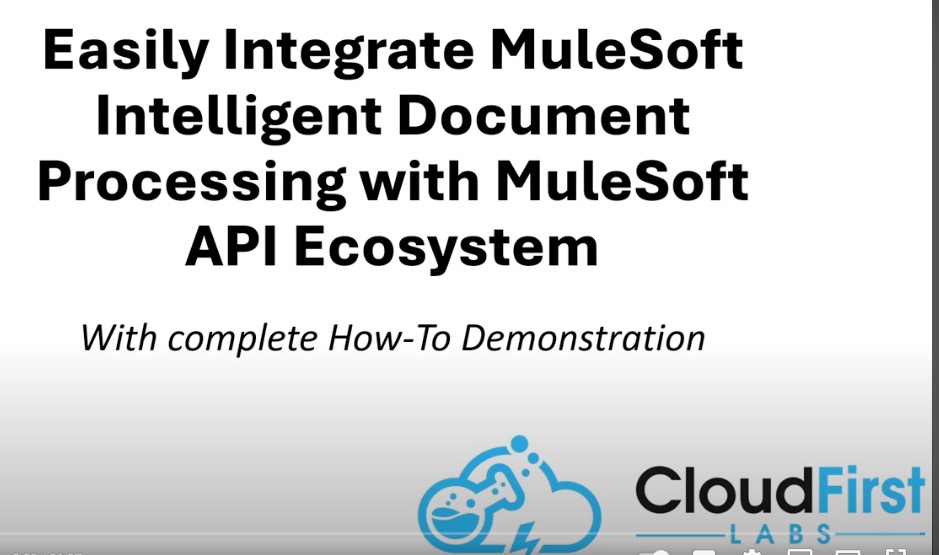 Getting Started with Mulesoft IDP (Intelligent Document Processing)
