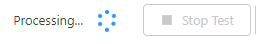 Image of Test in "Processing" status