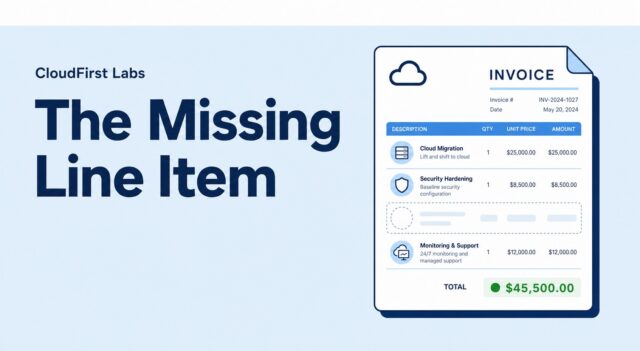 MSP Quote Margin Leakage: The Missing Line Item Problem | CloudFirst Labs